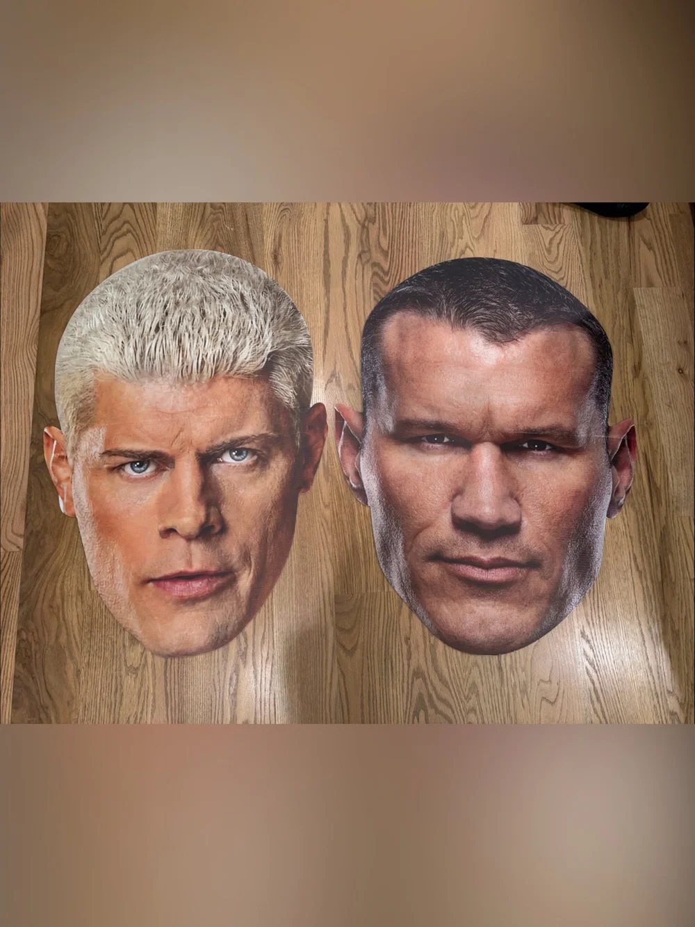 WWE big head party decor/room decor (price is for both 2 for $60)